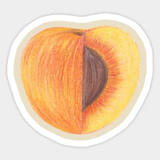 Apricot Sticker